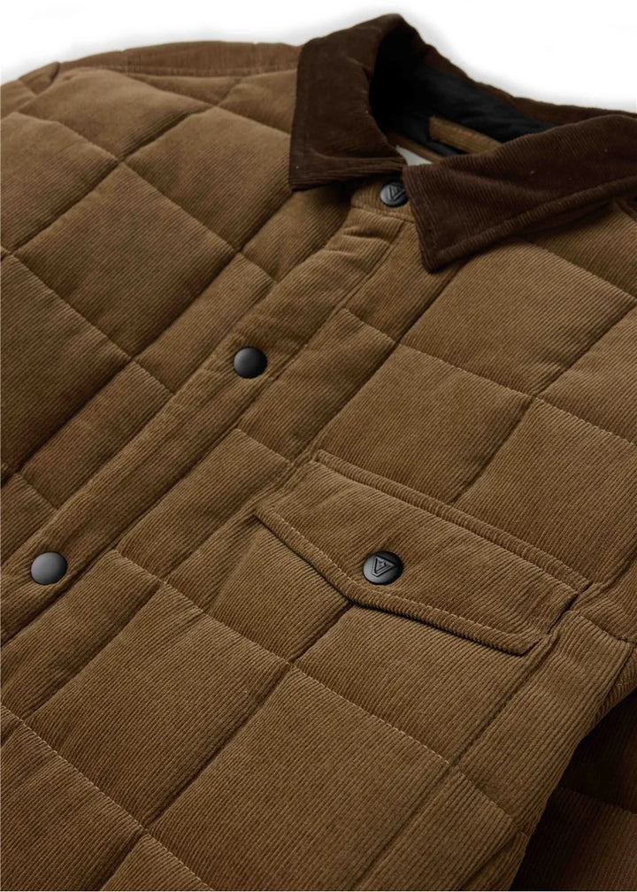 Vissla Men’s Cronkite Organic Cord Jacket - Dark Khaki 2