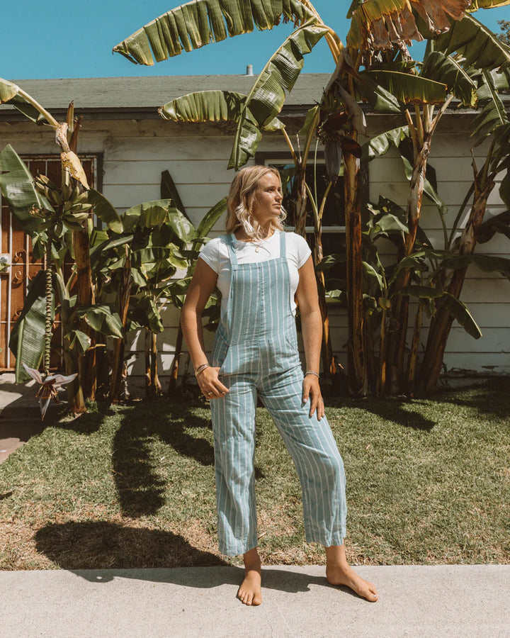 Billabong Women’s Pacific Time Jumpsuit - Blue Fog 