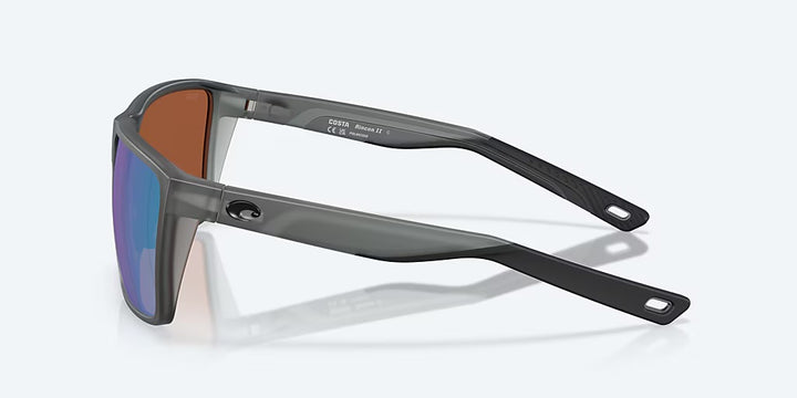 Costa Rincon II 580G Sunglasses - Matte Smoke Crystal/Green Mirror 580G 2