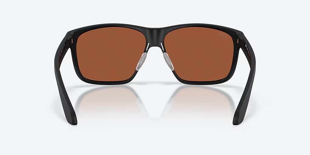 Costa Trades 580G Sunglasses - Matte Black/Green Mirror 3
