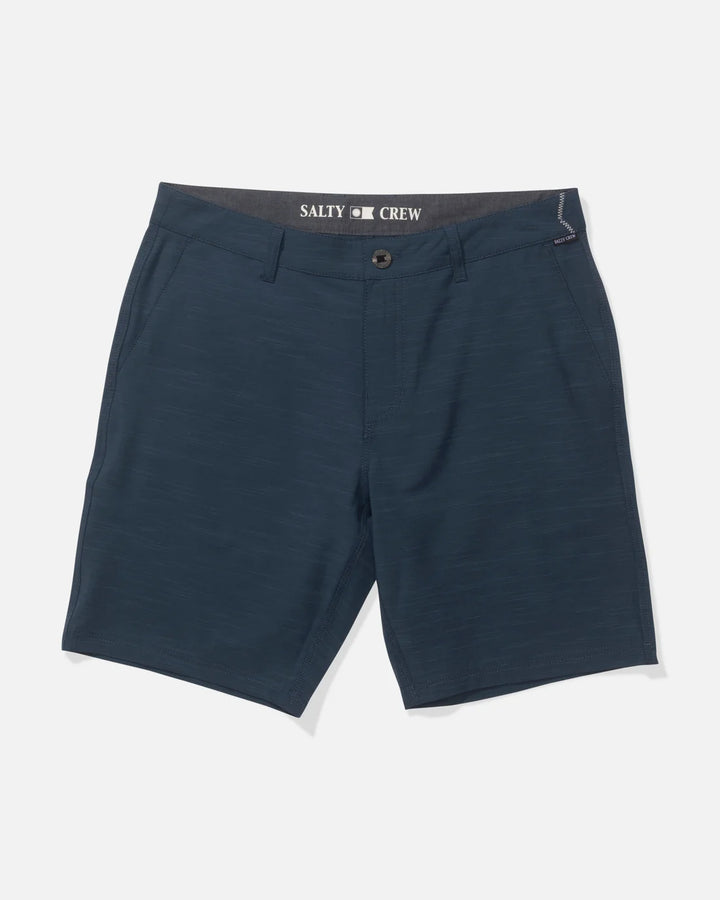 Salty Crew Men’s Drifter 19" Slub Hybrid Short - Midnight Navy