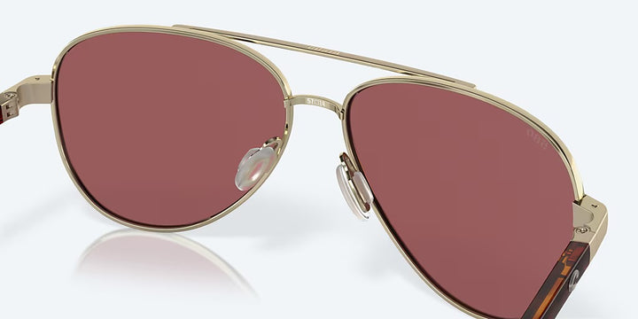 Costa Peli 580G Sunglasses - Brushed Gold/Gold Mirror 6