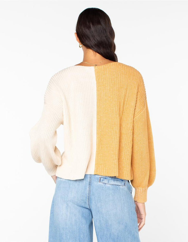 Roxy Women’s Sandbar Hop Sweater - Honey Yellow 2