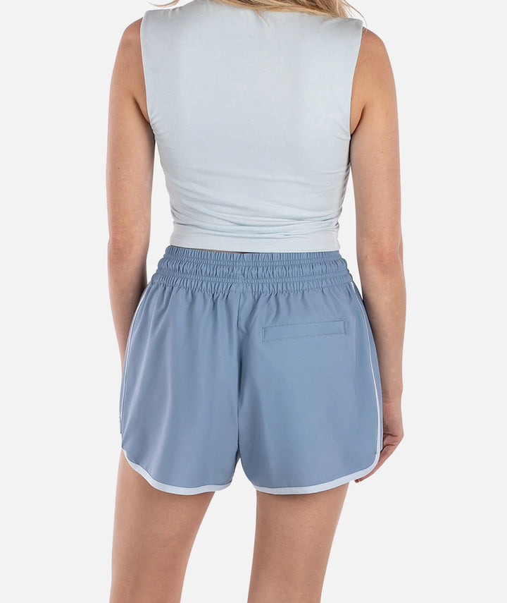 Jetty Women’s Ventnor Hybrid Short - Blue 1