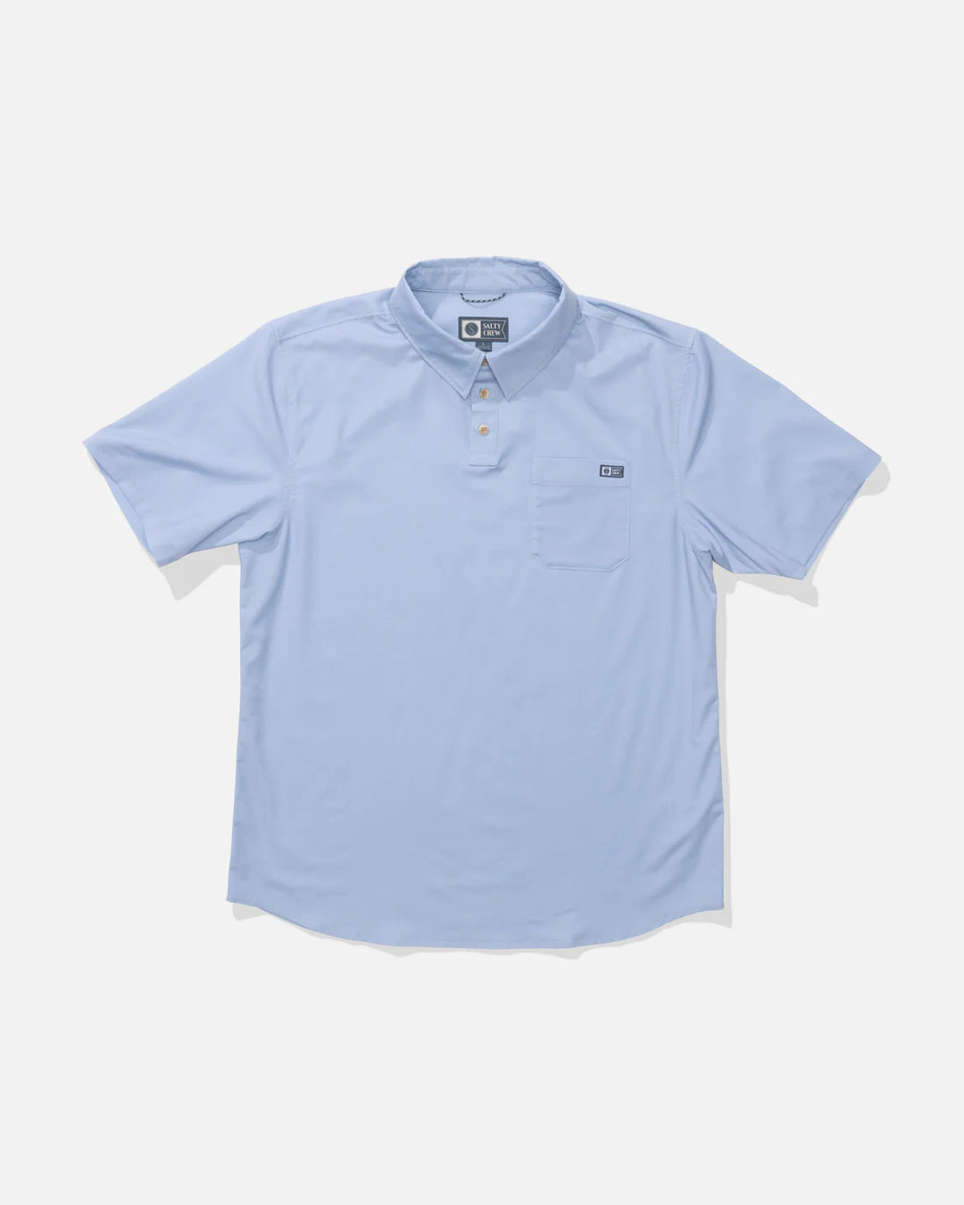 Salty Crew Men’s Drifter UV Polo - Air Blue 1