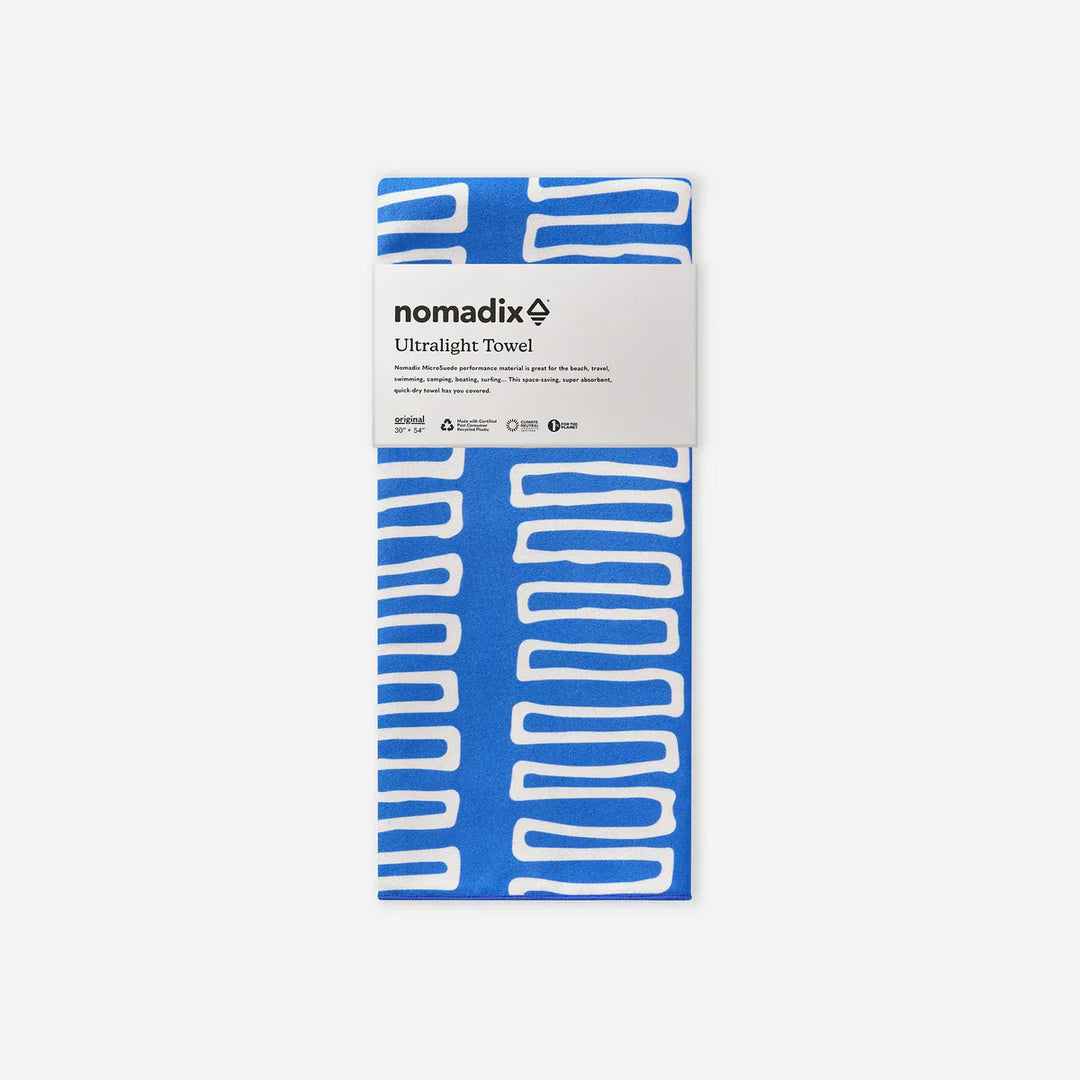 Nomadix Ultralight Towel: Switchback Stellar Blue 3