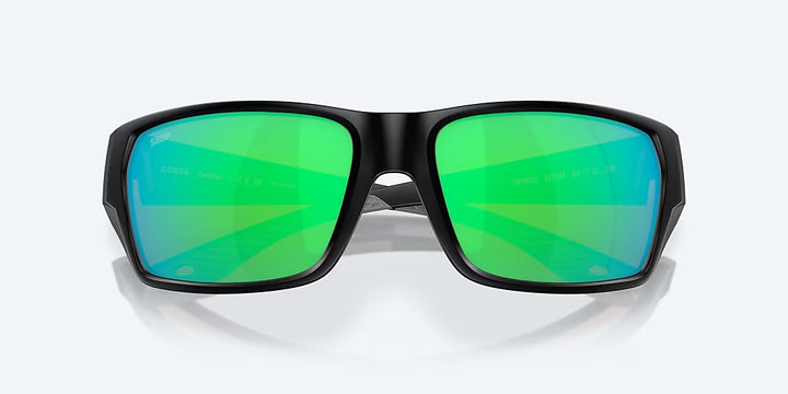 Costa Tailfin 580G Sunglasses - Matte Black/Green Mirror 580G 4