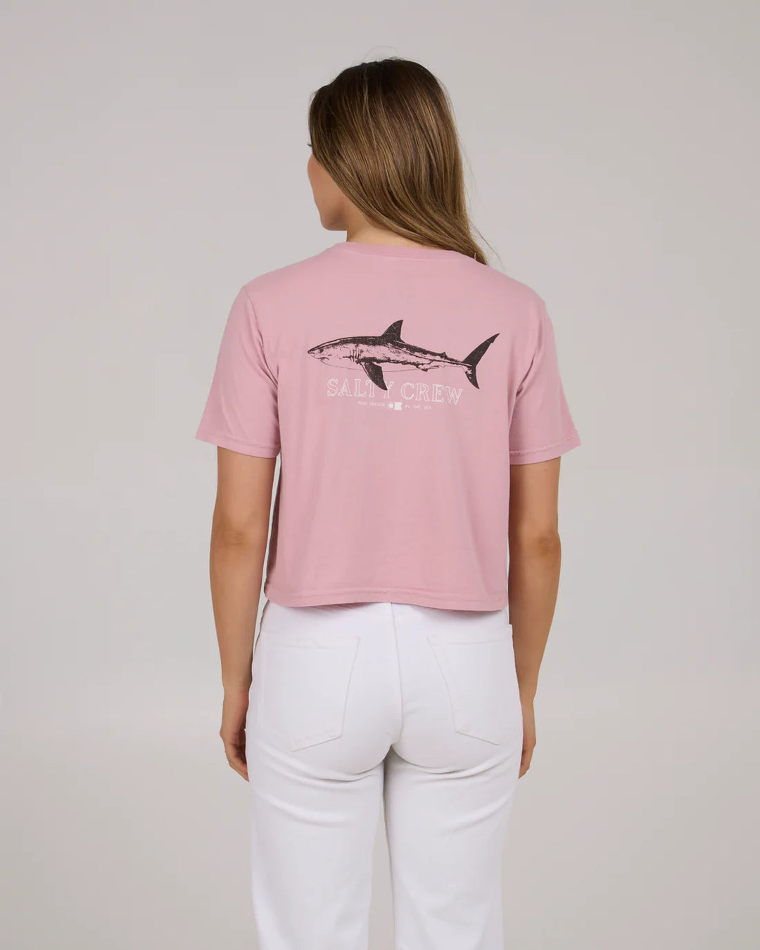 Salty Crew Women’s Brother Bruce Crop Tee - Warm Liliac 