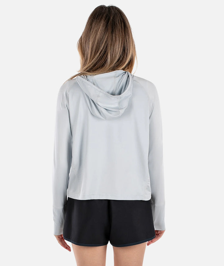 Jetty Women’s Sadie Performance UV Hoodie - Blue 1