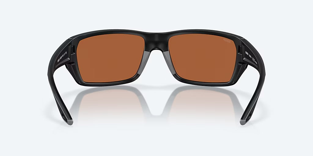Costa Tailfin 580G Sunglasses - Matte Black/Green Mirror 580G 3
