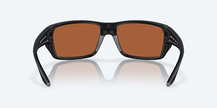 Costa Tailfin 580G Sunglasses - Matte Black/Green Mirror 580G 3