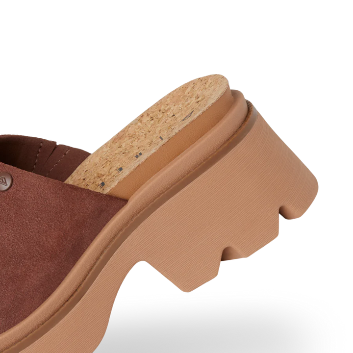 Reef Vista Luxe Evie Sandal - Brown/Black 6