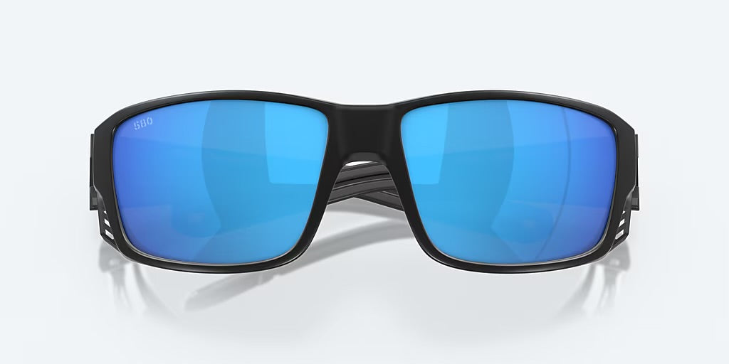 Costa Tuna Alley Pro 580G Sunglasses - Black/Blue Mirror 4