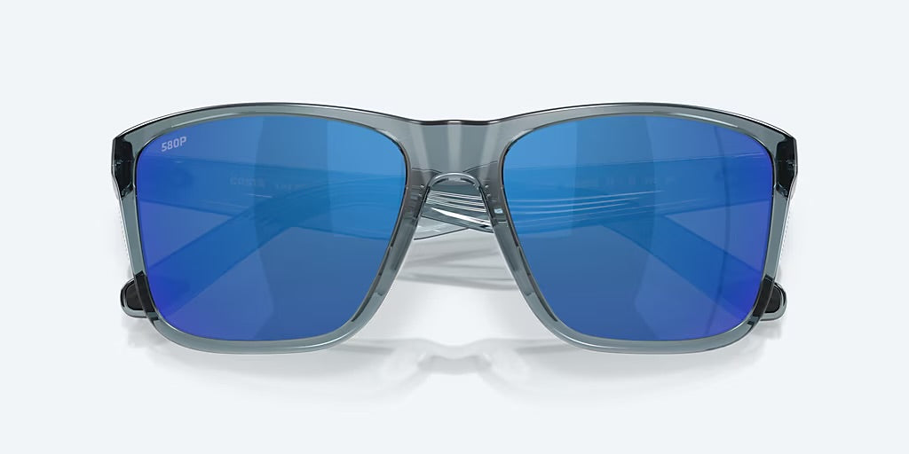 Costa Los Alijos 580P Sunglasses - Translucent Deep Blue/Blue Mirror 4