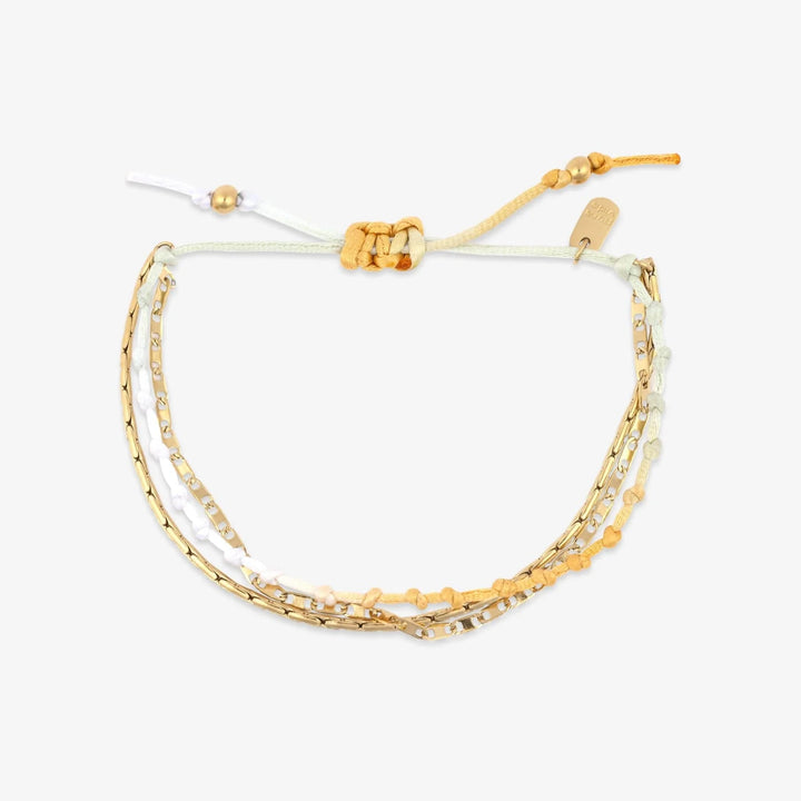 Pura Vida Ombré Knot Layered Bracelet - Neutral 