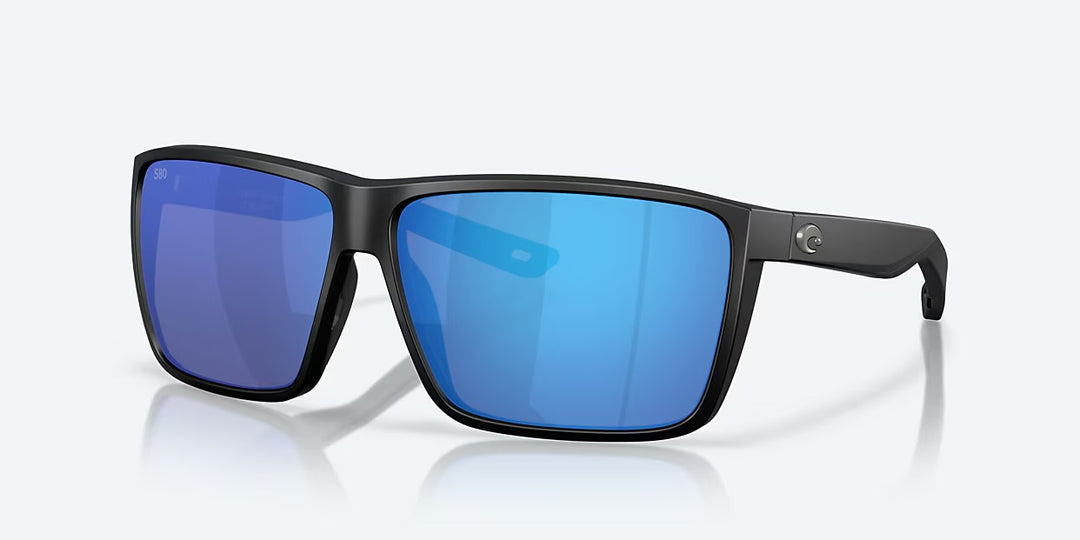 Costa Rincon II 580G Sunglasses - Matte Black/Blue Mirror 