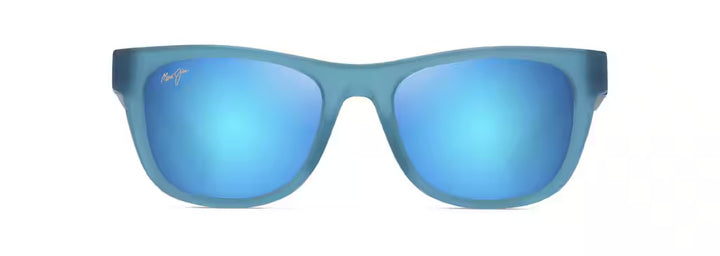 Maui Jim Kaulike Polarized Sunglasses - Matte Transparent Blue/Blue Hawaii 1