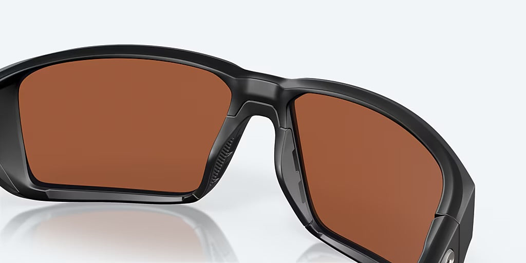 Costa Fantail Pro 580G Sunglasses - Matte Black/Green Mirror 6