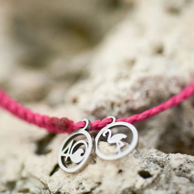 4Ocean Flamingo Braided Bracelet 1