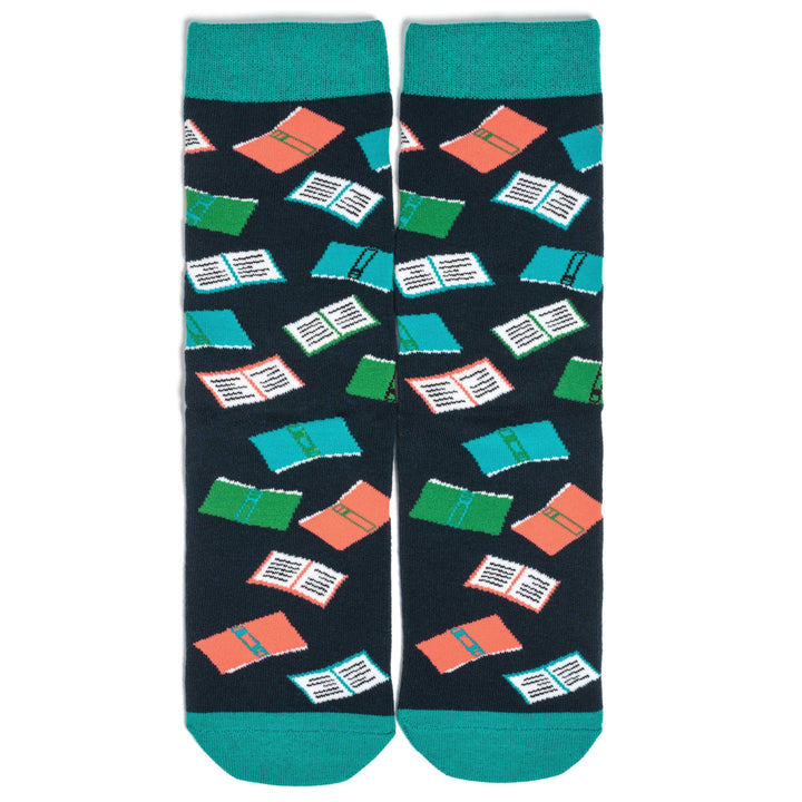 Lavley - So Many Books Socks Gift for Readers, Unisex Men and Women