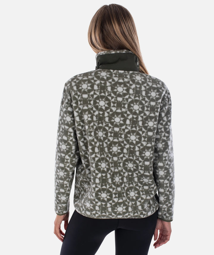 Jetty Women’s Juniper Fleece - Olive 2