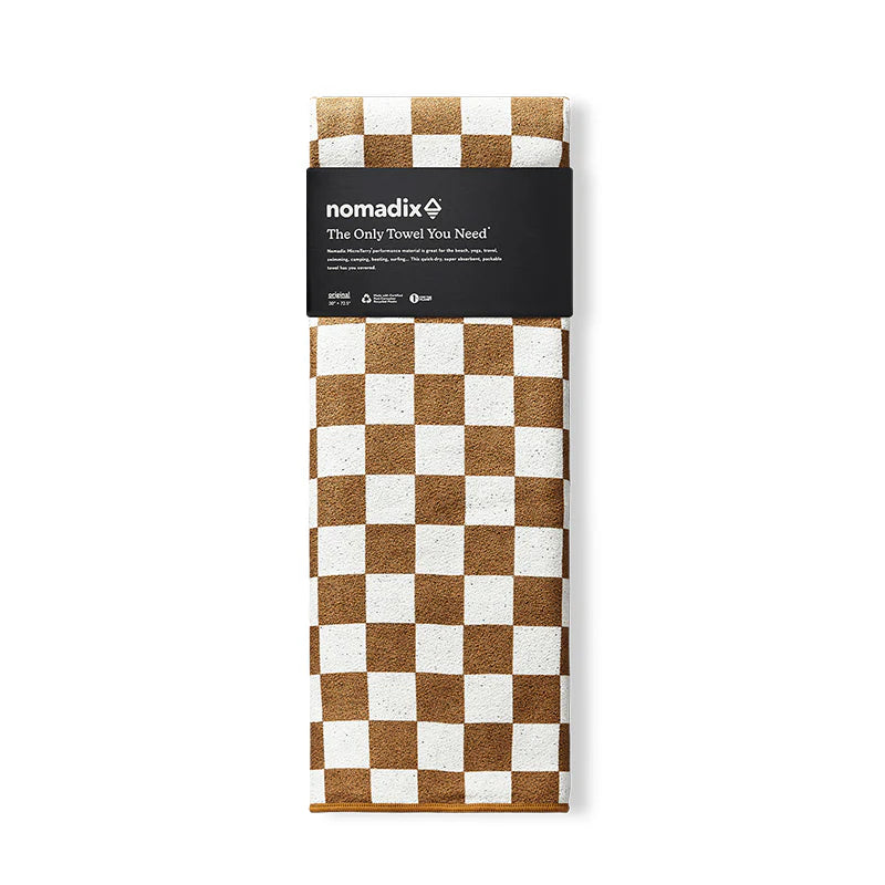 Nomadix Original Towel: Check Coconut 2