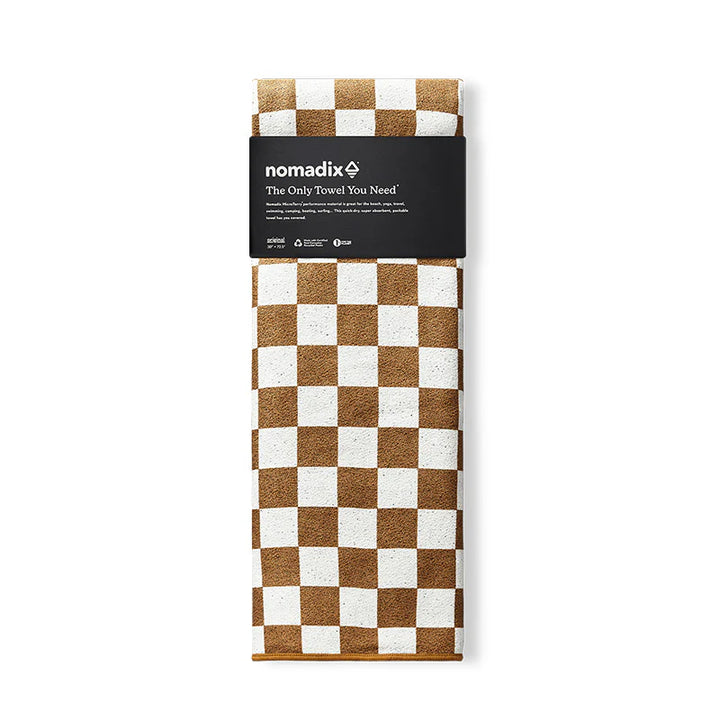 Nomadix Original Towel: Check Coconut 2