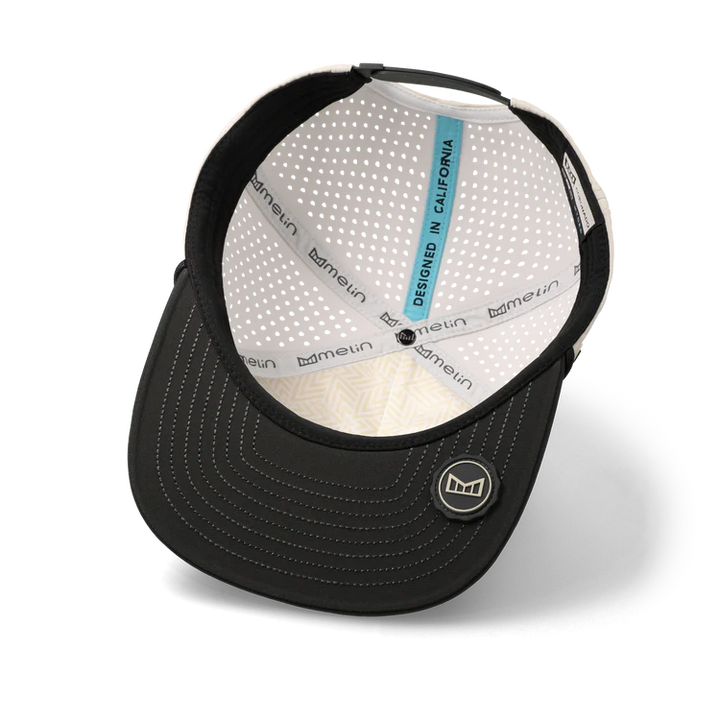 Melin Coronado Brick Hydro Performance Hat - Moonbeam/Pirate Black 4