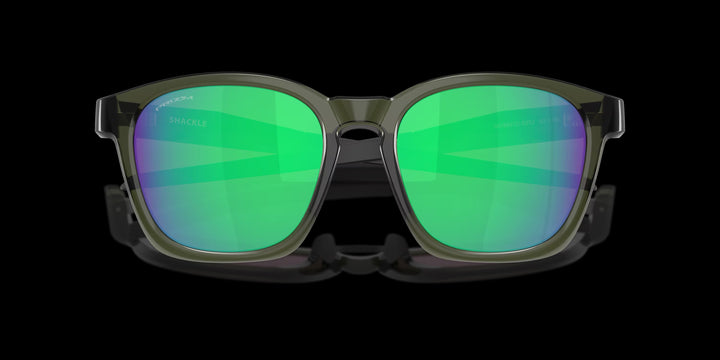 Oakley Shackle Olive Ink w Prizm Jade Sunglasses 4
