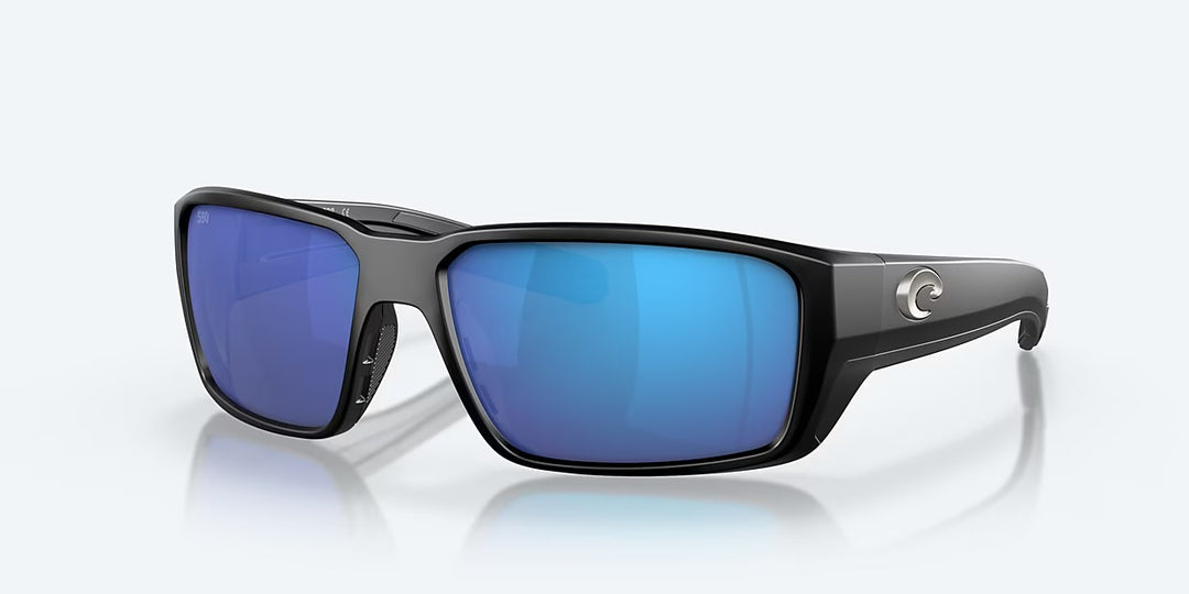 Costa Fantail Pro 580G Sunglasses - Matte Black/Blue Mirror 