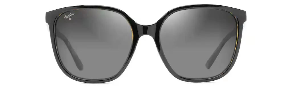 Maui Jim Good Fun Sunglasses - Black w Tortois/Neutral Grey 1