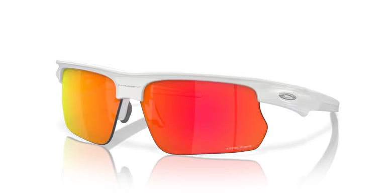 Oakley Bisphaera Polished White w/ Prizm Ruby