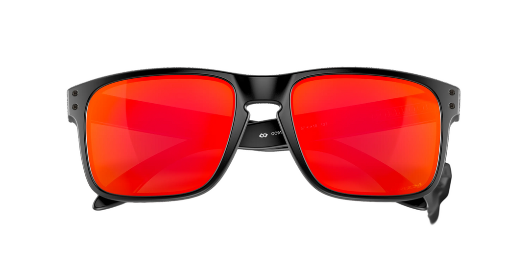 Oakley Holbrook Matte Black w Prizm Ruby Sunglasses