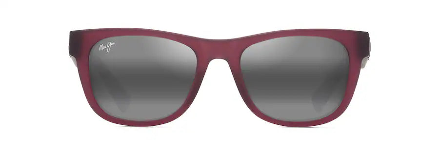 Maui Jim Kaulike Polarized Sunglasses - Matte Transparent Fuchsia/Neutral Grey 