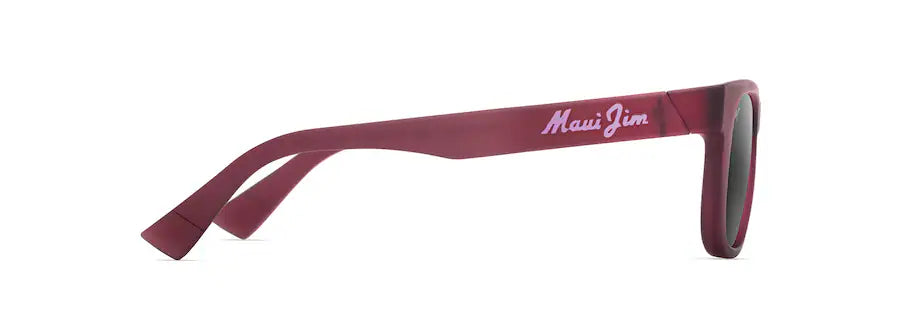 Maui Jim Kaulike Polarized Sunglasses - Matte Transparent Fuchsia/Neutral Grey 2