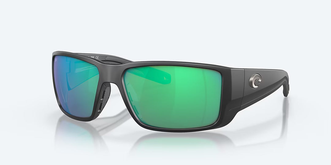 Costa Blackfin Pro 580G Sunglasses - Matte Black/Green Mirror 580G 