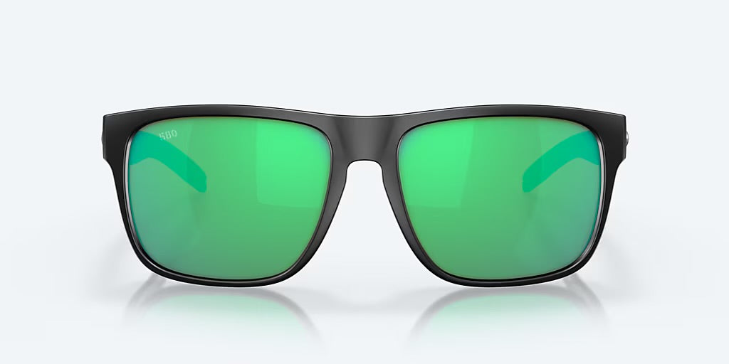 Costa Spearo XL 580G Sunglasses - Matte Black/Green Mirror 1