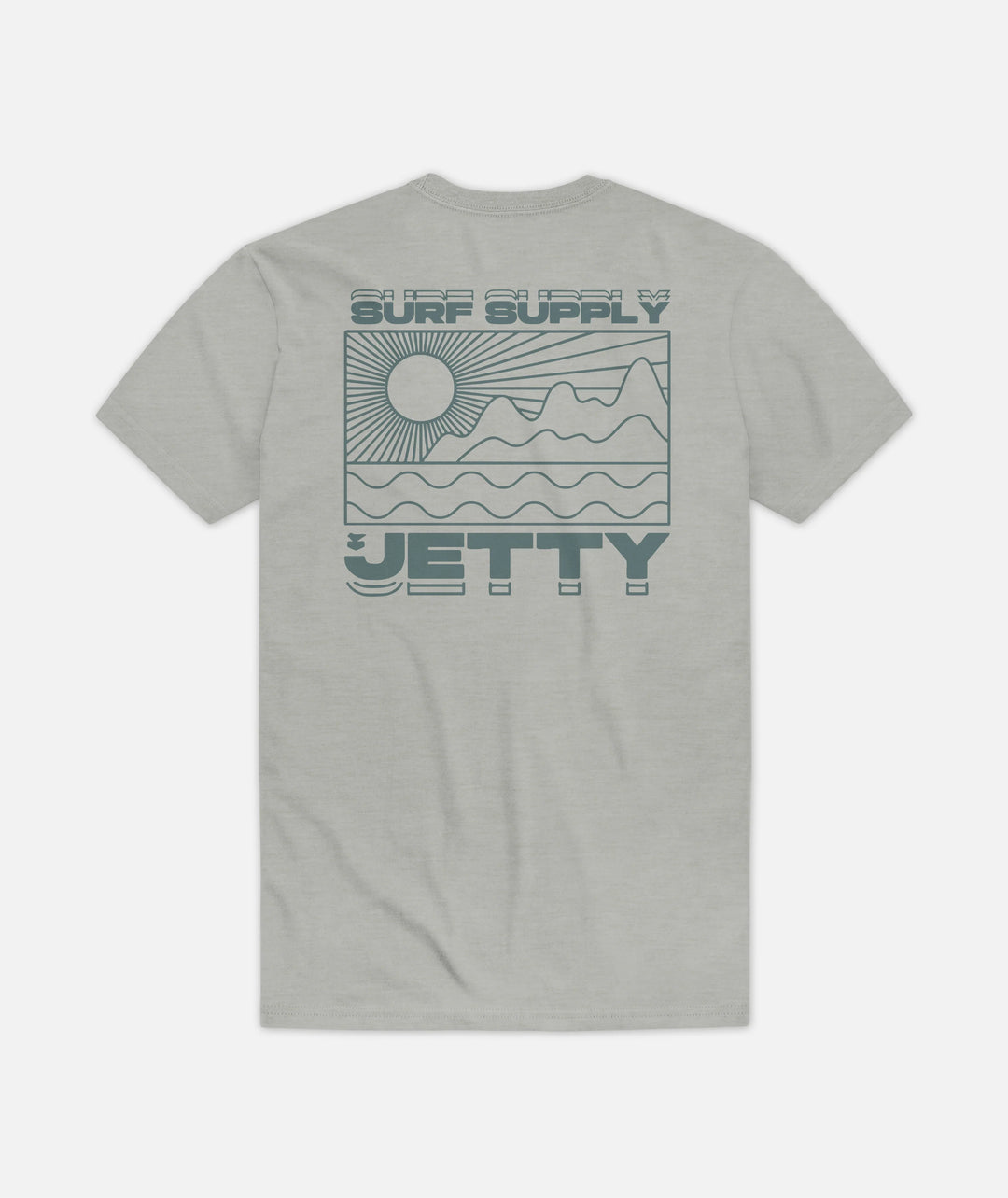 Jetty Men’s Rayflow Tee - Heather Stone 