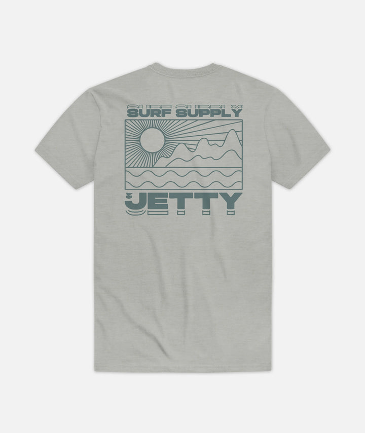Jetty Men’s Rayflow Tee - Heather Stone 