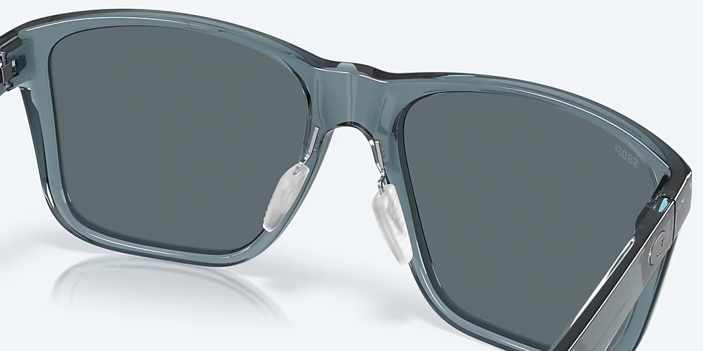 Costa Los Alijos 580P Sunglasses - Translucent Deep Blue/Blue Mirror 6