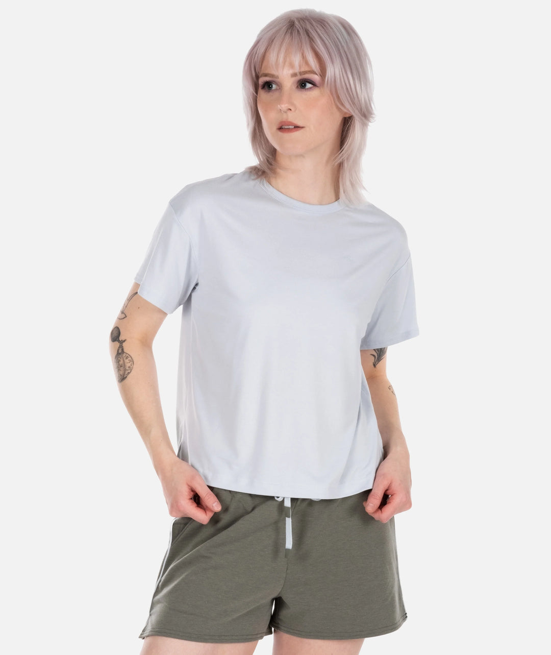 Jetty Women’s Neptune Performance UV Tee - Blue 1