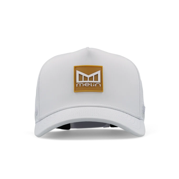 Melin Odysea Stacked Hydro Performance Hat - White/Gum 1