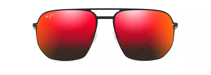 Maui Jim Shark’s Cove Polarized Sunglasses - Matte Black/Hawaii Lava 1