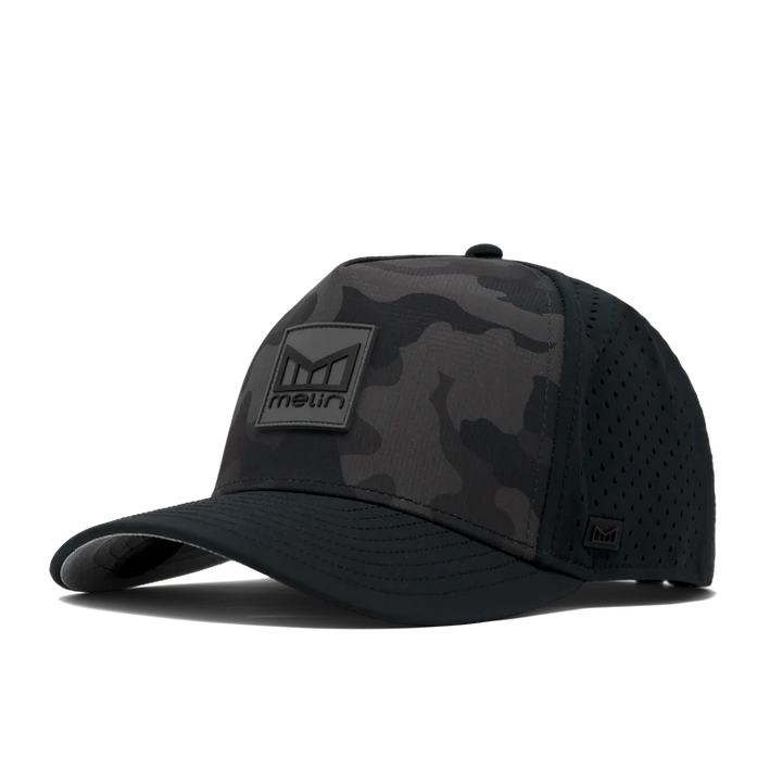 Melin Odysea Stacked Hydro Performance Hat - Black Camo 