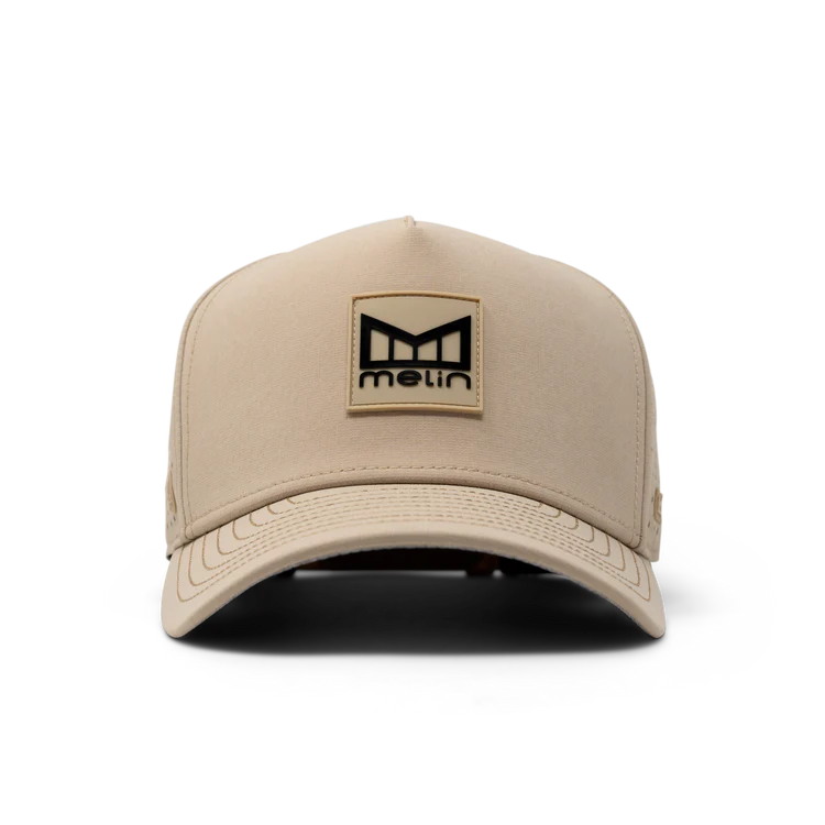 Melin Odysea Stacked Hydro Performance Hat - Khaki 1