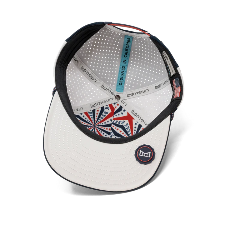 Melin Coronado Americana Hydro Hat - White/Red/Navy 3