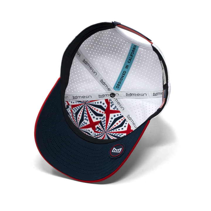 Melin Odysea Americana Hydro Hat - White/Red/Navy 4