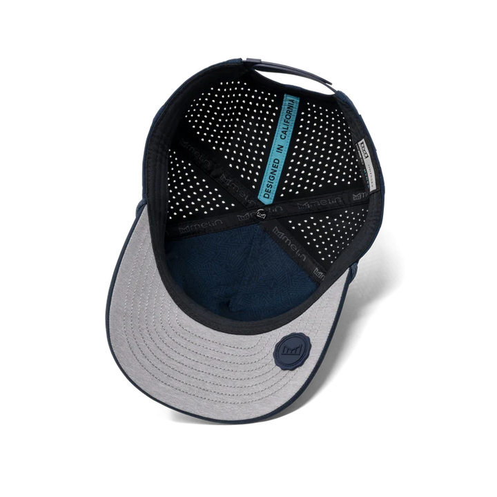 Melin Odysea Rope Bulls Icon Performance Hat - Navy/Dark Navy 4