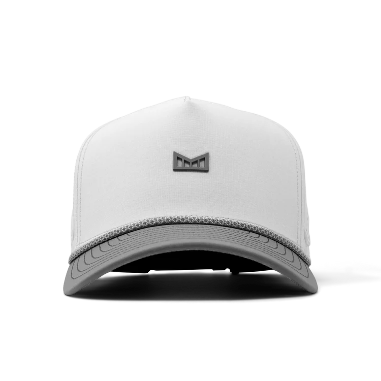 Melin Odysea Rope Bulls Icon Performance Hat - White/Grey 
