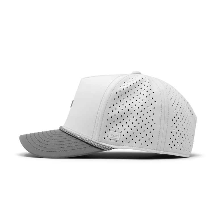 Melin Odysea Rope Bulls Icon Performance Hat - White/Grey 2